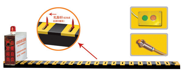 淮北杜集区V3嵌入式闯岗自动扎胎器/阻车器
